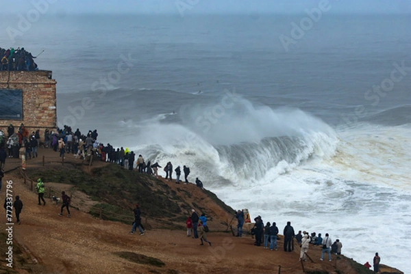 Fototapeta Big Waves in Nazare`