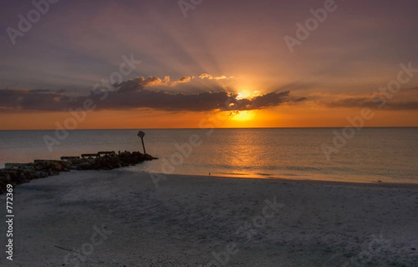 Obraz beach sunset