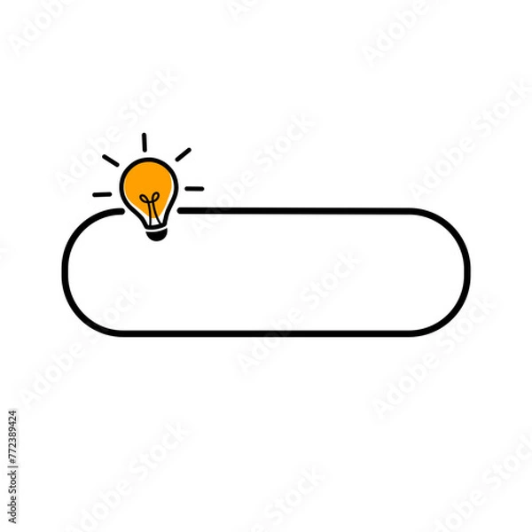 Fototapeta Quick Tips With Light Bulb