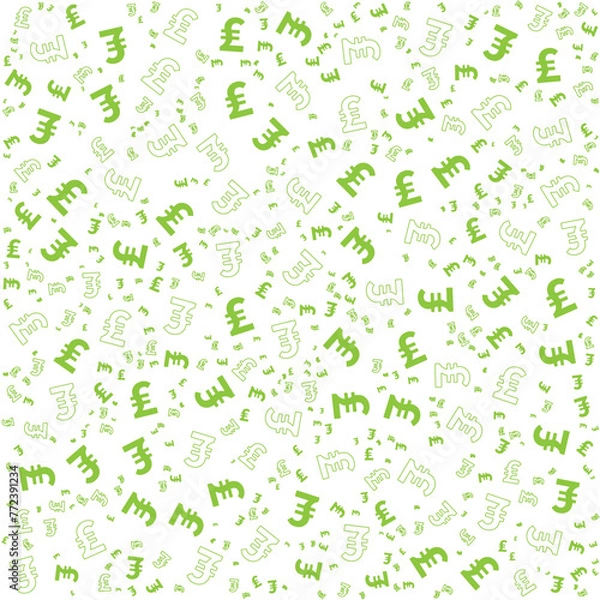 Obraz Pound money icon  background design 