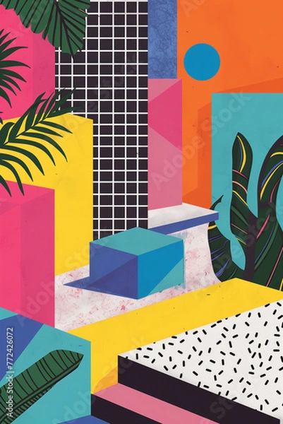 Obraz art, design, illustration, pattern,  wallpaper, 