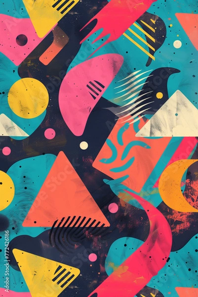 Fototapeta art, design, illustration, pattern,  wallpaper, 