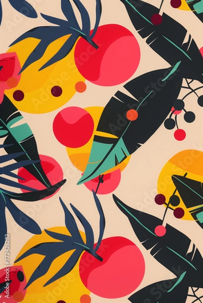 Obraz art, design, illustration, pattern,  wallpaper, 