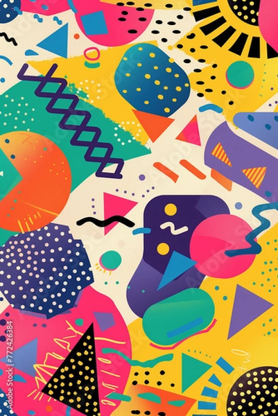 Obraz art, design, illustration, pattern,  wallpaper, 