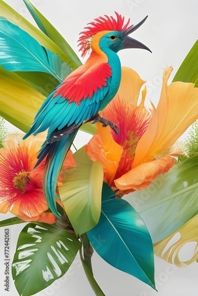 Obraz Floral wallpaper