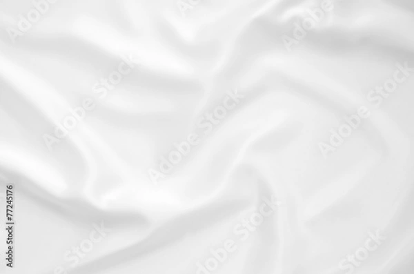 Obraz Smooth elegant white silk background