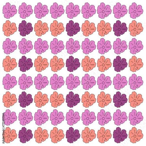 Obraz SPRING SUMMER FLORAL DESIGN PATTERN TEXTURE BACKGROUND VECTOR