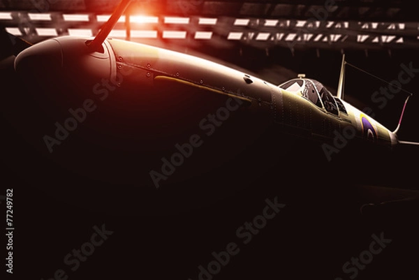 Fototapeta Spitfire Mk.V - modelled in 3D