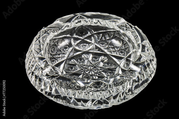 Obraz Empty crystal ashtray