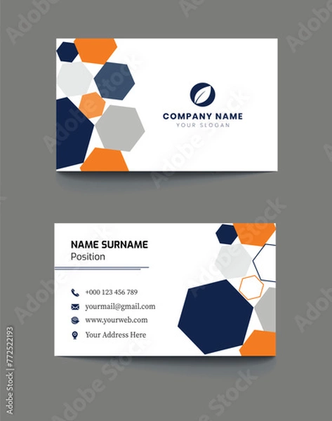 Obraz Unique business card design