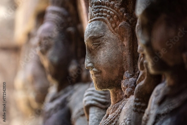 Obraz Cambodian Temple Statue