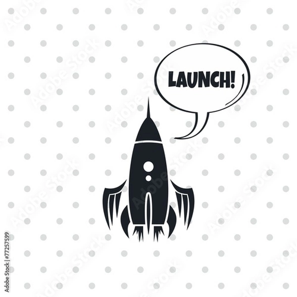 Fototapeta space shuttle rocket