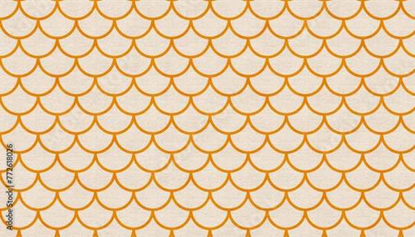 Fototapeta retro pop geometric abstract seamless pattern, vector graphic resources, 16:9 widescreen wallpaper / backdrop,	
