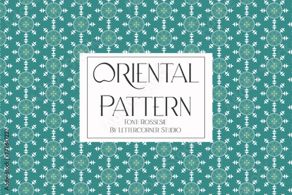 Obraz vector Oriental indonesian traditional pattern collection	
