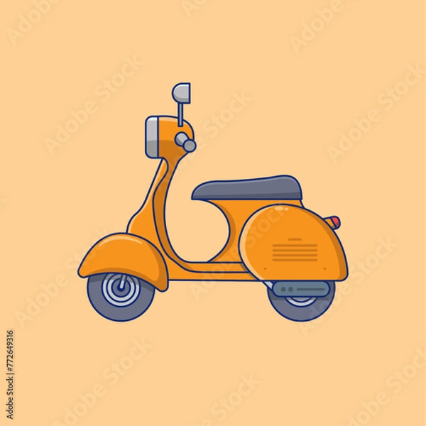 Fototapeta Scooter