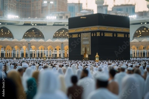 Fototapeta view of the Kaaba, Mecca, Hajj and Umrah