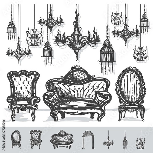 Obraz Vintage Chair Background