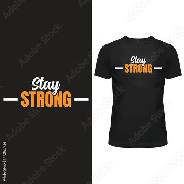 Obraz modern typography motivation ector design for tshirt