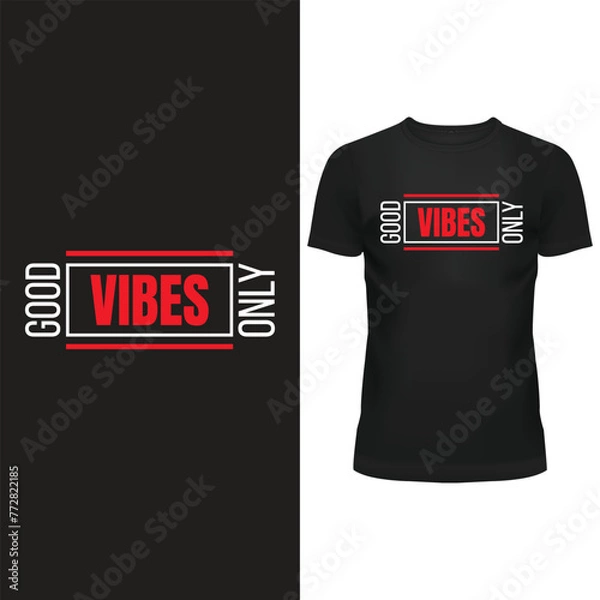 Obraz modern typography motivation ector design for tshirt