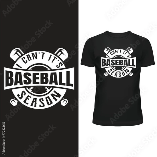Obraz baseball vintage typography template for tshirt