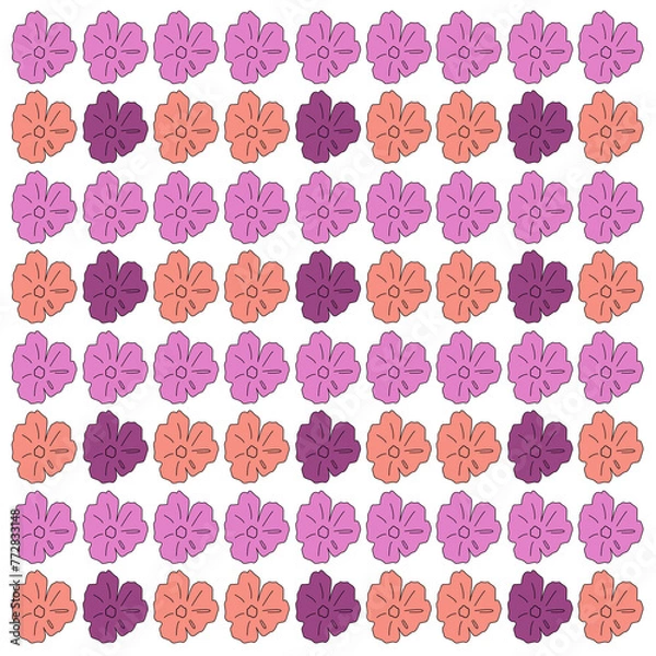 Obraz SIMPLE SPRING SUMMER FLORAL PATTERN