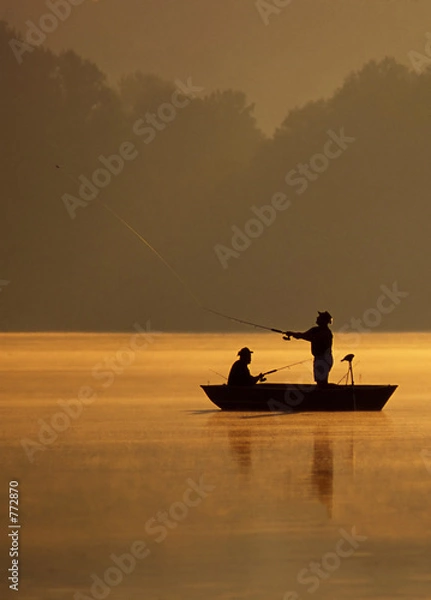 Obraz zarzucanie ryb