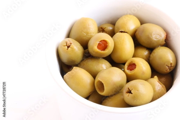 Obraz Stuffed Green Olives