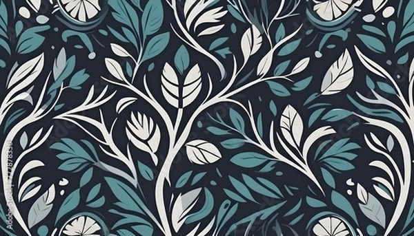 Fototapeta Abstract Leaves Pattern