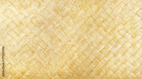 Fototapeta 黄色のナチュラルな網模様の背景