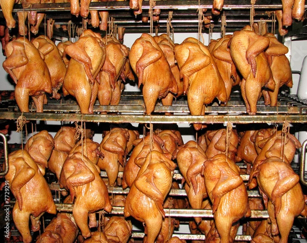 Obraz Chickens smoked