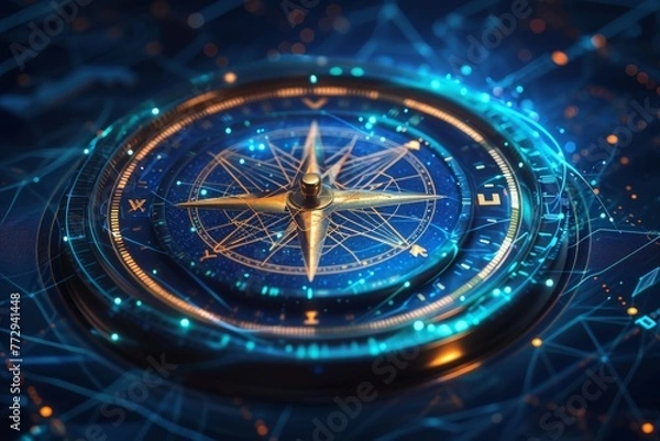 Fototapeta Converging Paths to Guidance