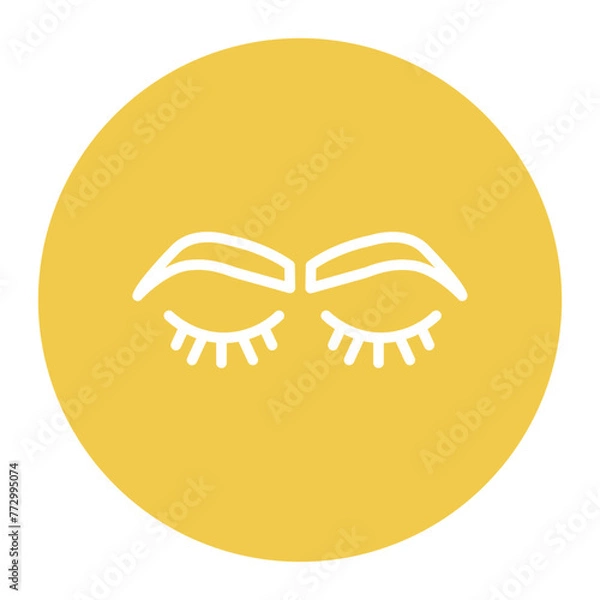 Obraz Eyebrow icon vector image. Can be used for Dermatology.
