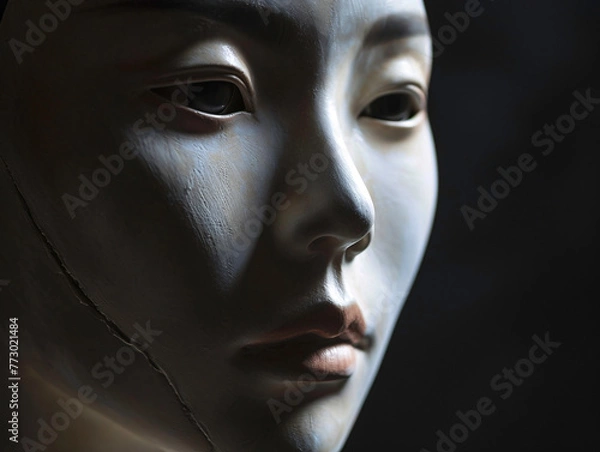 Fototapeta a close up of a mannequin