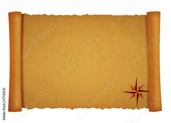 Obraz scroll parchment