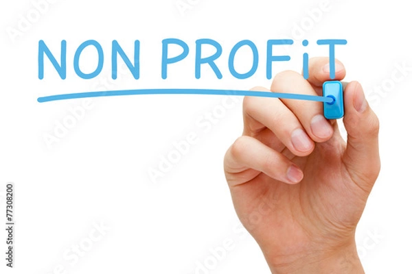 Fototapeta Non Profit Blue Marker