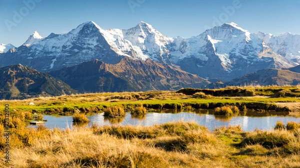 Fototapeta Eiger, Mönch und Jungfrau