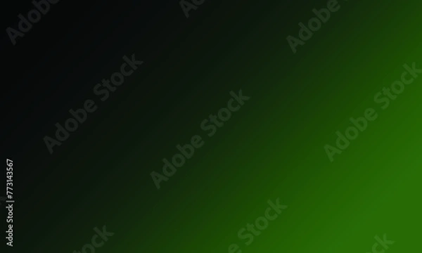 Obraz Black Green Gradient