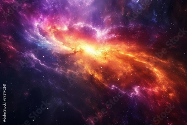 Fototapeta Quantum Conundrum: Quasar Enigmas and Quotients