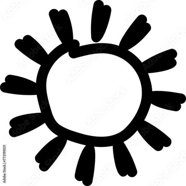 Obraz Set of sun icons - vector