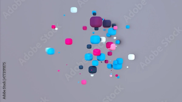 Obraz Abstract Cubes Background