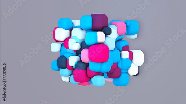 Obraz Abstract Cubes Background