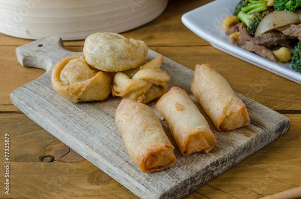 Fototapeta Chinese Springrolls