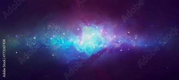 Fototapeta Nebula on a background of outer space	
