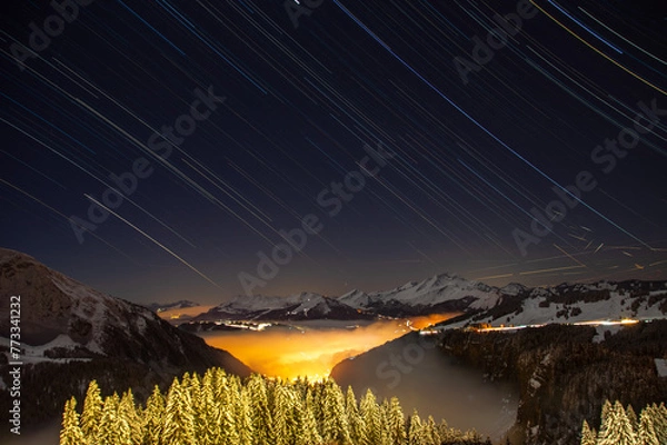 Obraz stars mountain