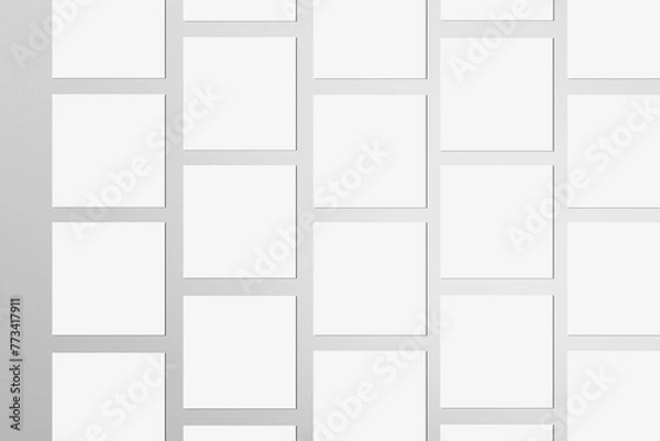 Fototapeta Blank Social Media Posts Template Mockup.