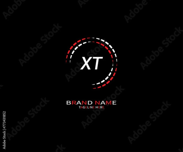 Obraz XT letter logo creative design. XT unique design. XT letter logo creative design with vector graphic