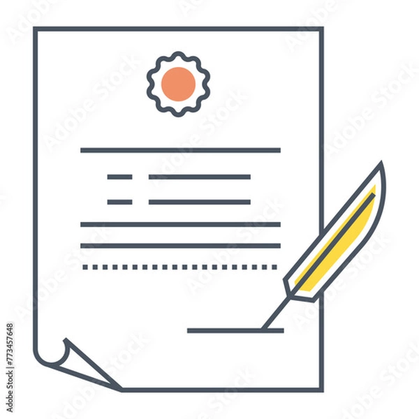 Obraz wisdom colored icon pack