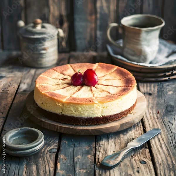 Obraz cake with cherries