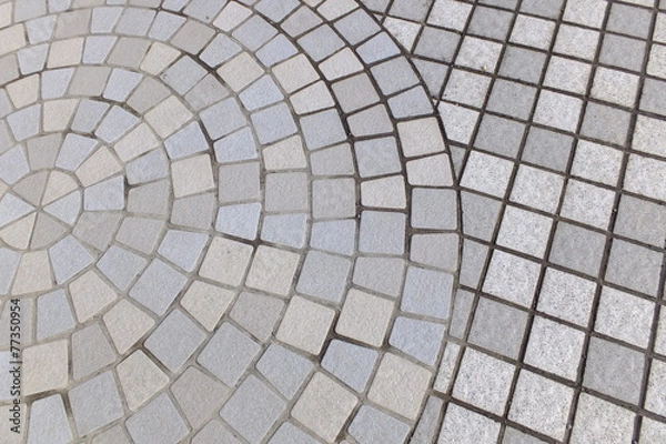 Fototapeta 石畳・円形