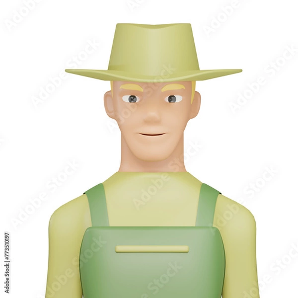 Obraz Male Farmer